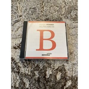 Studio Bernina Alphabets B Artista Embroidery Card